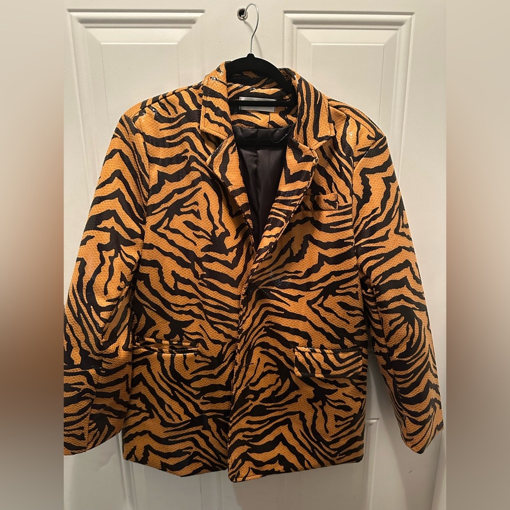 Zebra Python Blazer - image 4